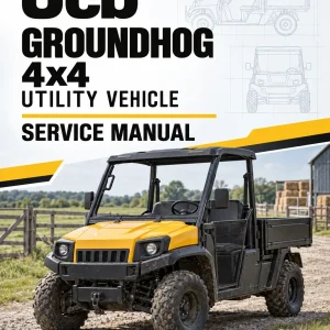 JCB Groundhog 4x4 Utility Vehicle Service Manual