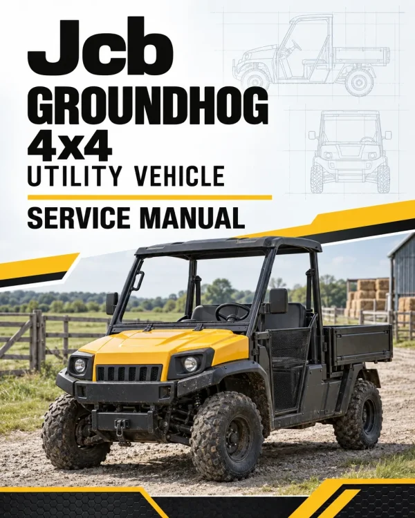 JCB Groundhog 4x4 Utility Vehicle Service Manual JCB Groundhog 4x4 Utility Vehicle Service Manual