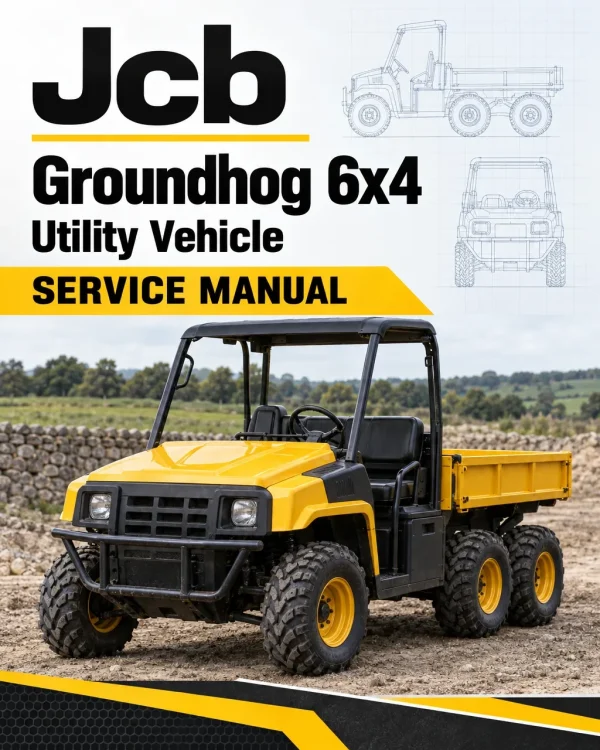 JCB Groundhog 6x4 Utility Vehicle Service Manual JCB Groundhog 6x4 Utility Vehicle Service Manual