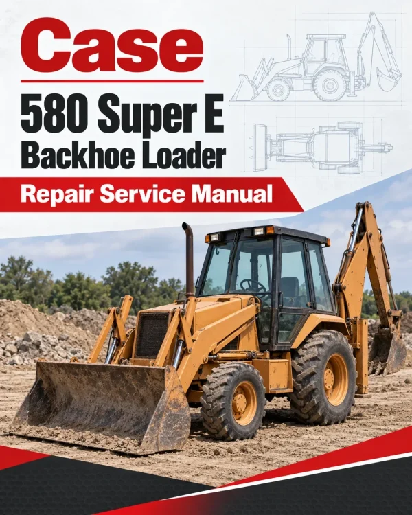 Case 580 Super E Backhoe Loader Repair Service Manual Case 580 Super E Backhoe Loader Repair Service Manual