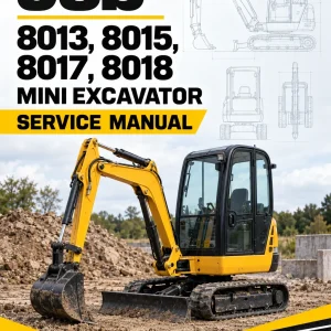 JCB 8013, 8015, 8017, 8018 Mini Excavator Service Manual JCB 8013, 8015, 8017, 8018 Mini Excavator Service Manual