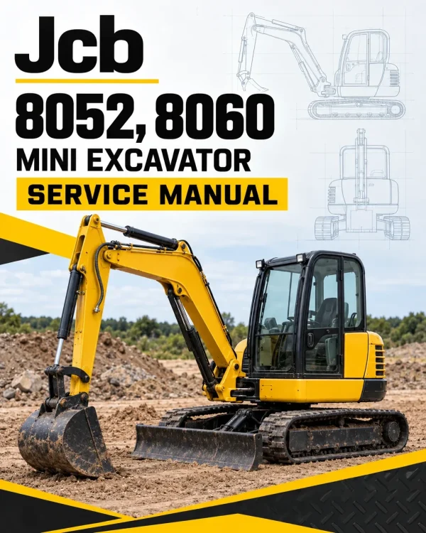 JCB 8052, 8060 Mini Excavator Service Manual