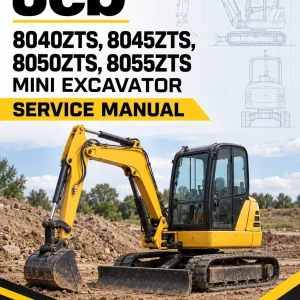 JCB 8040ZTS, 8045ZTS, 8050ZTS, 8055ZTS Mini Excavator Service Manual JCB 8040ZTS, 8045ZTS, 8050ZTS, 8055ZTS Mini Excavator Service Manual
