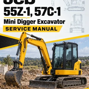 JCB 55Z-1, 57C-1 Mini Digger Excavator Service Manual