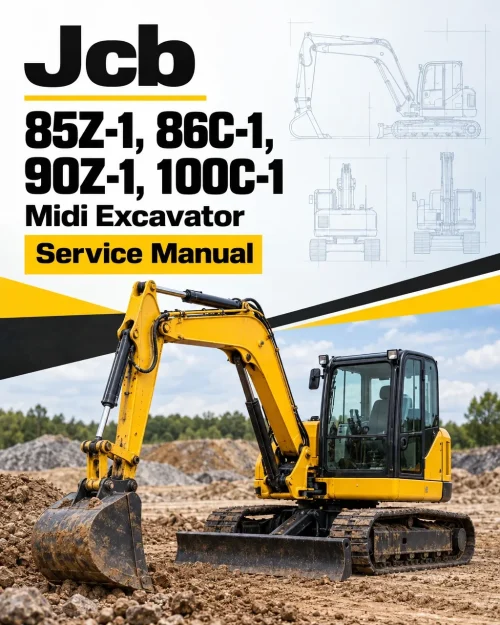JCB 85Z-1, 86C-1, 90Z-1, 100C-1 Midi Excavator Service Manual JCB 85Z-1, 86C-1, 90Z-1, 100C-1 Midi Excavator Service Manual