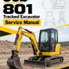 JCB 801 Tracked Excavator Service Manual