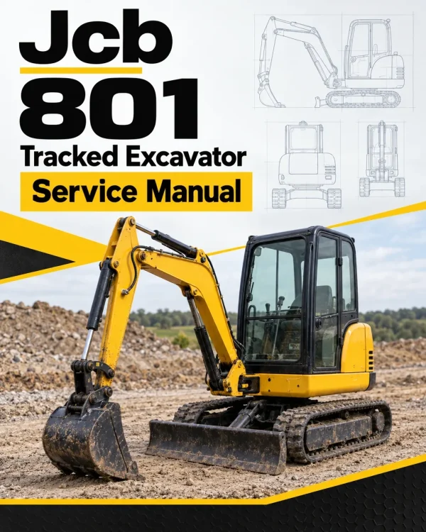 JCB 801 Tracked Excavator Service Manual