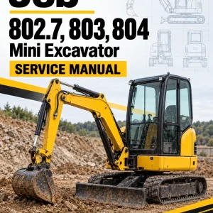 JCB 802.7, 803, 804 Mini Excavator Service Manual JCB 802.7, 803, 804 Mini Excavator Service Manual