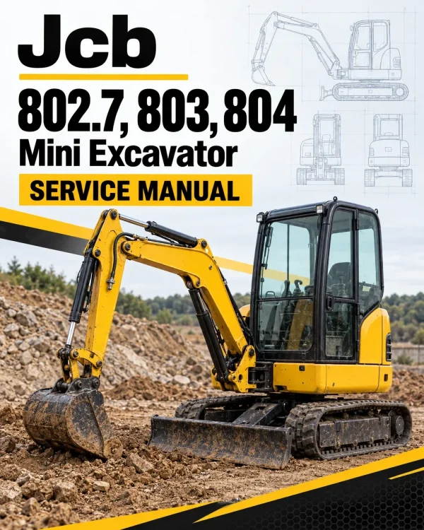 JCB 802.7, 803, 804 Mini Excavator Service Manual