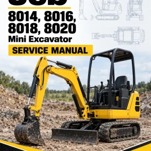 JCB 8014, 8016, 8018, 8020 Mini Excavator Service Manual JCB 8014, 8016, 8018, 8020 Mini Excavator Service Manual