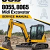 JCB 8055, 8065 Midi Excavator Service Manual