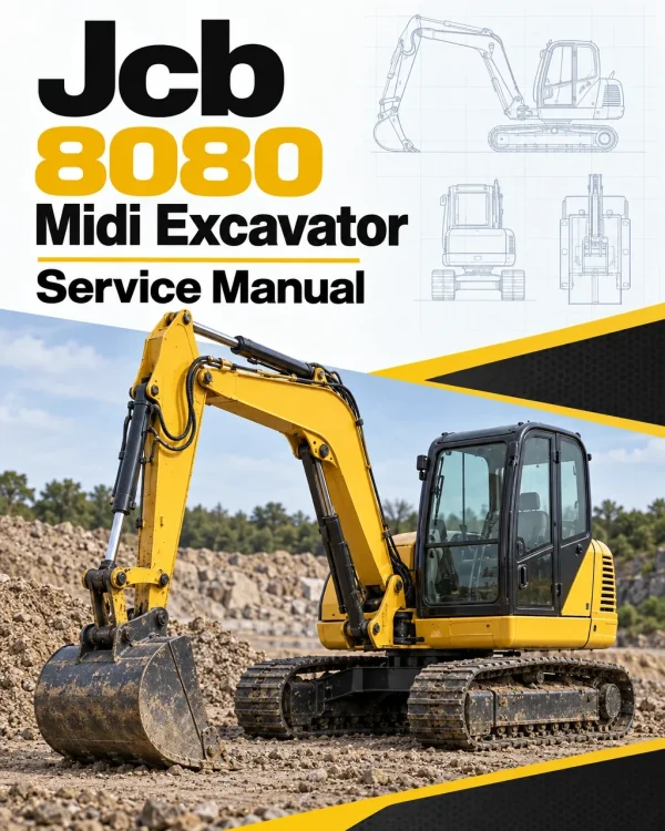 JCB 8080 Midi Excavator Service Manual