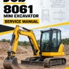 JCB 8061 Mini Excavator Service Manual