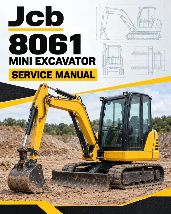 JCB 8061 Mini Excavator Service Manual