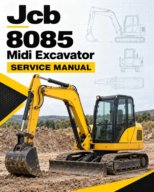 JCB 8085 Midi Excavator Service Manual