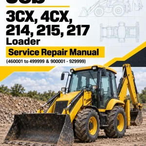 JCB 3CX, 4CX, 214, 215, 217 Loader Service Repair Manual (460001 to 499999 & 900001 - 929999)