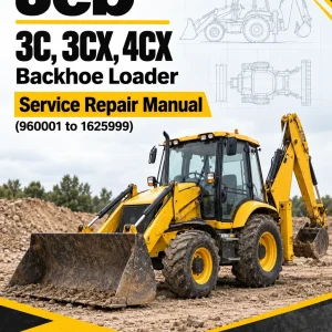 JCB 3C, 3CX, 4CX Backhoe Loader Service Repair Manual (960001 to 1625999) JCB 3C, 3CX, 4CX Backhoe Loader Service Repair Manual (960001 to 1625999)