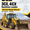 JCB 3CX, 4CX Backhoe Loader Service Repair Manual (SN 400001 - 460000) JCB 3CX, 4CX Backhoe Loader Service Repair Manual (SN 400001 - 460000)