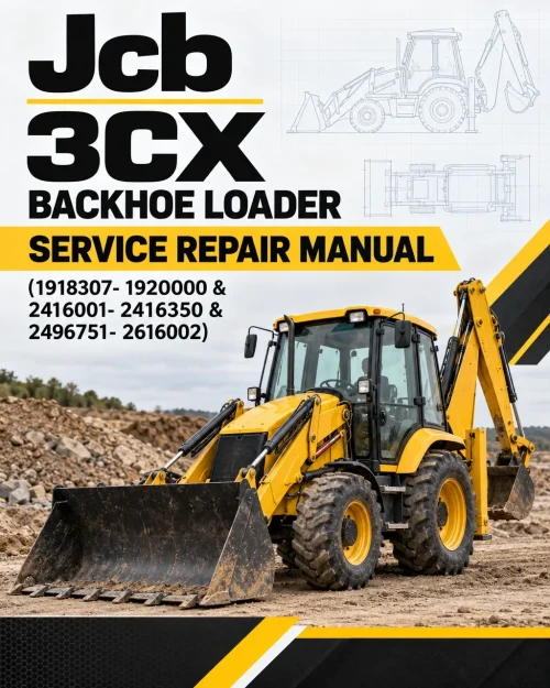 JCB 3CX Backhoe Loader Service Repair Manual (1918307- 1920000 & 2416001- 2416350 & 2496751- 2616002) JCB 3CX Backhoe Loader Service Repair Manual (1918307- 1920000 & 2416001- 2416350 & 2496751- 2616002)