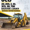 JCB 2D, 2DS, 3, 3C, 3CS, 3D, 700 Backhoe Loader Service Repair Manual JCB 2D, 2DS, 3, 3C, 3CS, 3D, 700 Backhoe Loader Service Repair Manual