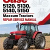 Case 5120, 5130, 5140, 5150 Maxxum Tractors Repair Service Manual