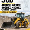 JCB 407BZX, 408BZX, 409BZX, 410BZX Wheeled Loader Service Manual