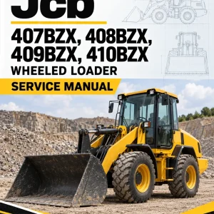 JCB 407BZX, 408BZX, 409BZX, 410BZX Wheeled Loader Service Manual
