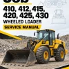 JCB 410, 412, 415, 420, 425, 430 Wheeled Loader Service Manual JCB 410, 412, 415, 420, 425, 430 Wheeled Loader Service Manual