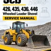 JCB 426, 435, 436, 446 Wheeled Loader Shovel Service Manual JCB 426, 435, 436, 446 Wheeled Loader Shovel Service Manual