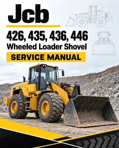 JCB 426, 435, 436, 446 Wheeled Loader Shovel Service Manual