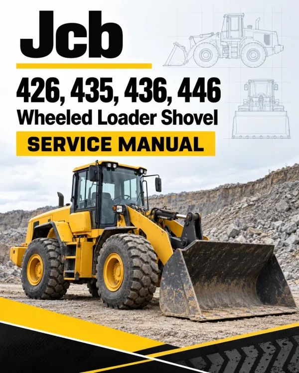 JCB 426, 435, 436, 446 Wheeled Loader Shovel Service Manual JCB 426, 435, 436, 446 Wheeled Loader Shovel Service Manual
