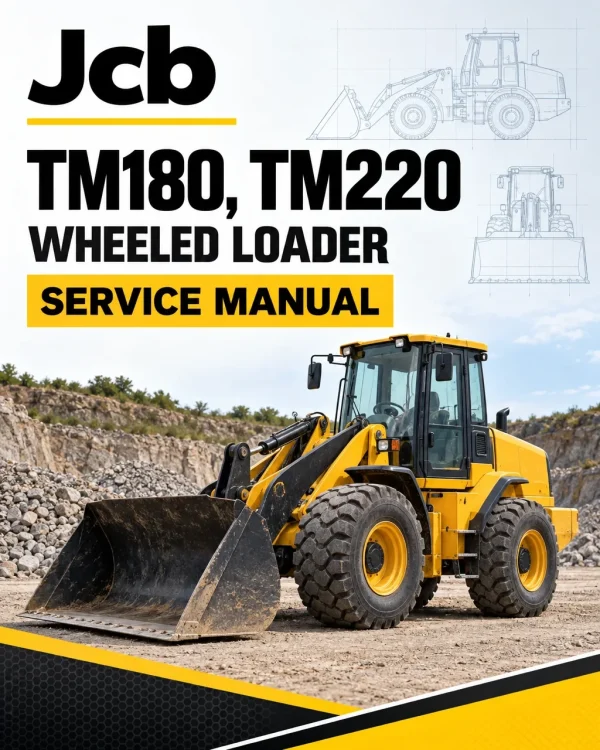 JCB TM180, TM220 Wheeled Loader Service Manual JCB TM180, TM220 Wheeled Loader Service Manual