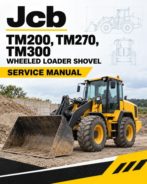JCB TM200, TM270, TM300 Wheeled Loader Shovel Service Manual