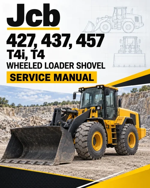JCB 427, 437, 457 T4i, T4 Wheeled Loader Shovel Service Manual JCB 427, 437, 457 T4i, T4 Wheeled Loader Shovel Service Manual