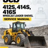 JCB 412S, 414S, 416S Wheeled Loader Shovel Service Manual