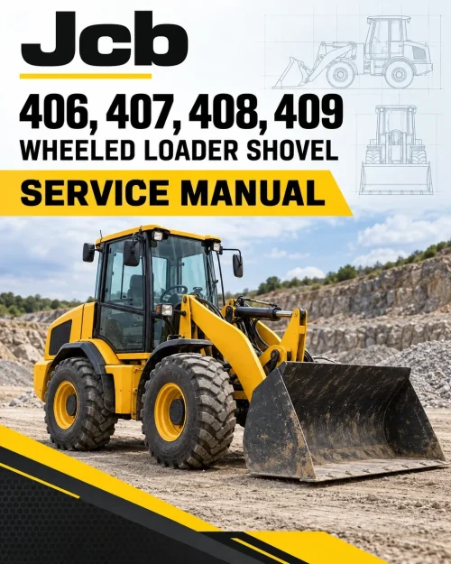JCB 406, 407, 408, 409 Wheeled Loader Shovel Service Manual