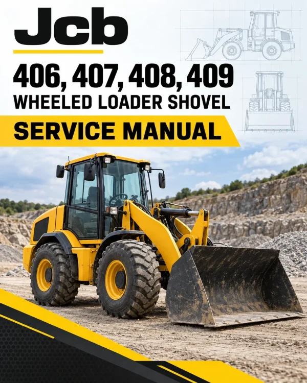 JCB 406, 407, 408, 409 Wheeled Loader Shovel Service Manual JCB 406, 407, 408, 409 Wheeled Loader Shovel Service Manual