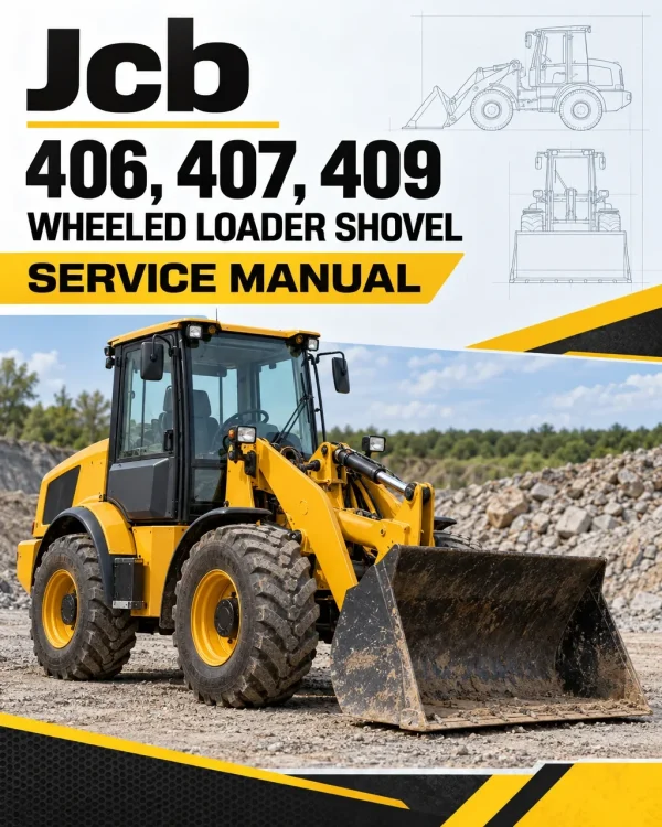 JCB 406, 407, 409 Wheeled Loader Shovel Service Manual JCB 406, 407, 409 Wheeled Loader Shovel Service Manual