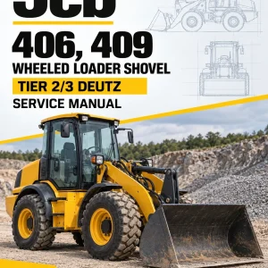 JCB 406, 409 Wheeled Loader Shovel Tier 2/3 Deutz Service Manual JCB 406, 409 Wheeled Loader Shovel Tier 2/3 Deutz Service Manual
