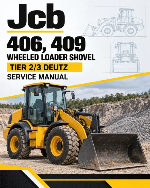 JCB 406, 409 Wheeled Loader Shovel Tier 2/3 Deutz Service Manual JCB 406, 409 Wheeled Loader Shovel Tier 2/3 Deutz Service Manual