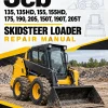 JCB 135, 135HD, 155, 155HD, 175, 190, 205, 150T, 190T, 205T Skidsteer Loader Repair Manual