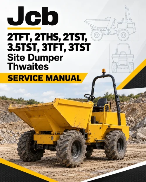 JCB 2TFT, 2THS, 2TST, 3.5TST, 3TFT, 3TST Site Dumper Thwaites Service Manual JCB 2TFT, 2THS, 2TST, 3.5TST, 3TFT, 3TST Site Dumper Thwaites Service Manual
