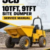 JCB 10TFT, 9TFT Site Dumper Thwaites Service Manual JCB 10TFT, 9TFT Site Dumper Thwaites Service Manual