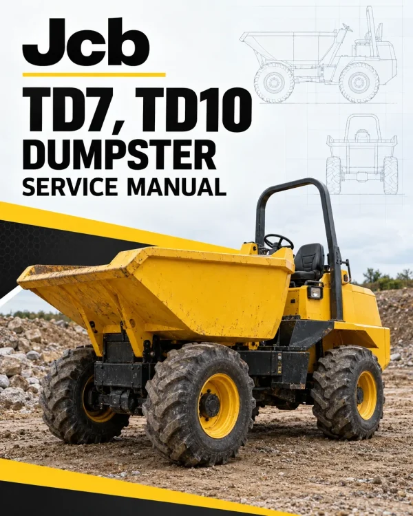 JCB TD7, TD10 Dumpster Service Manual JCB TD7, TD10 Dumpster Service Manual
