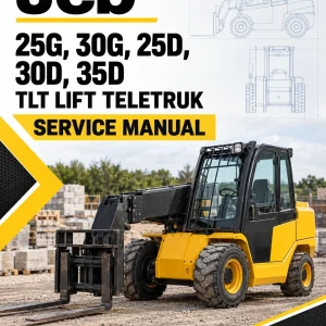 JCB 25G, 30G, 25D, 30D, 35D TLT Lift Teletruk Service Manual