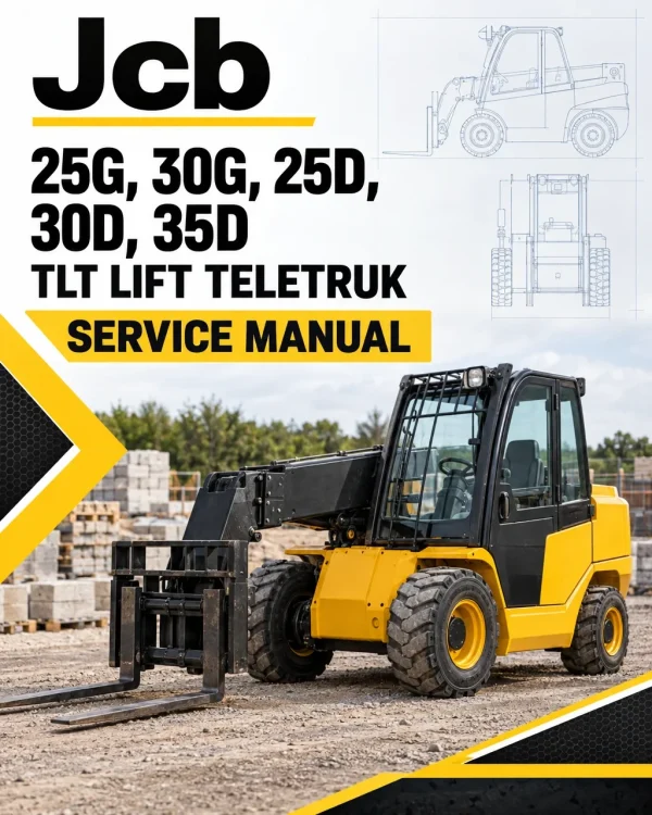 JCB 25G, 30G, 25D, 30D, 35D TLT Lift Teletruk Service Manual