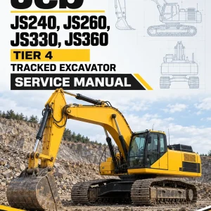 JCB JS240, JS260, JS330, JS360 Tier 4 Tracked Excavator Service Manual
