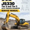 JCB JS330 Tier 2 and Tier 3 Auto Tracked Excavator Service Manual JCB JS330 Tier 2 and Tier 3 Auto Tracked Excavator Service Manual