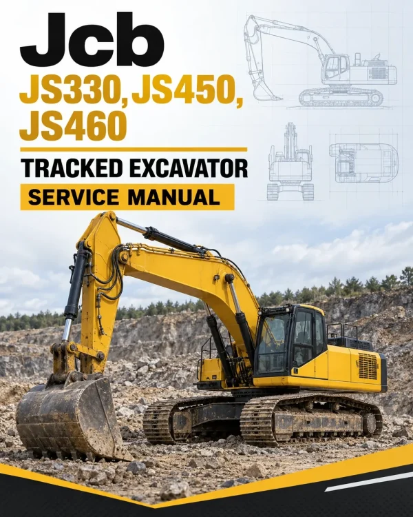 JCB JS330, JS450, JS460 Manual Tracked Excavator Service Manual JCB JS330, JS450, JS460 Manual Tracked Excavator Service Manual