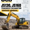 JCB JS130, JS160 Tracked Excavator Service Manual